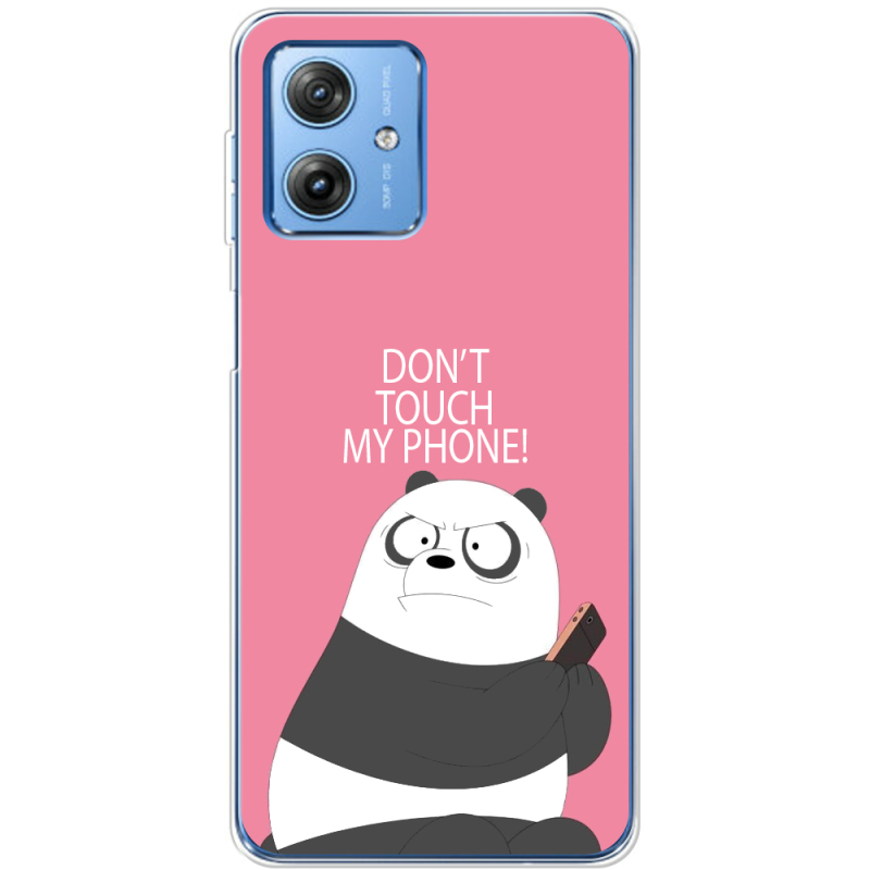 Чехол BoxFace Motorola G54 5G Dont Touch My Phone Panda