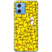 Чехол BoxFace Motorola G54 5G Yellow Ducklings