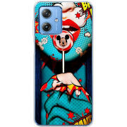 Чехол BoxFace Motorola G54 5G Girl Pop Art