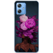 Чехол BoxFace Motorola G54 5G Exquisite Purple Flowers