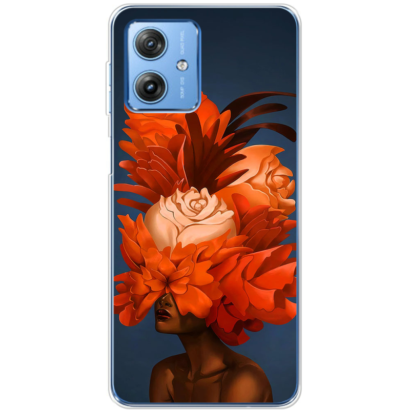 Чехол BoxFace Motorola G54 5G Exquisite Orange Flowers