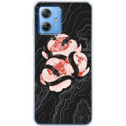 Чехол BoxFace Motorola G54 5G Snake Rose