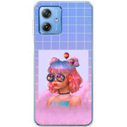 Чехол BoxFace Motorola G54 5G Girl in the Clouds