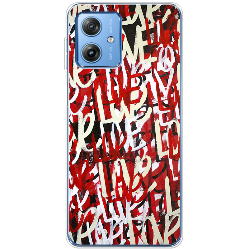 Чехол BoxFace Motorola G54 5G Love Graffiti