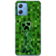 Чехол BoxFace Motorola G54 5G Minecraft Creeper