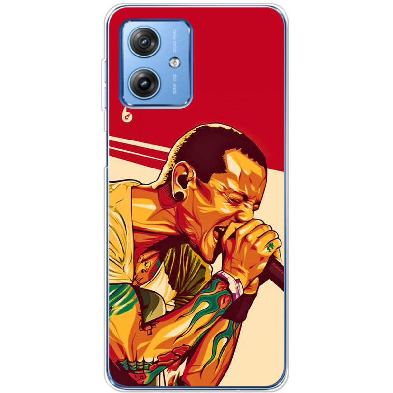 Чехол BoxFace Motorola G54 5G Chester Bennington