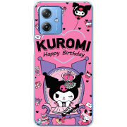 Чехол BoxFace Motorola G54 5G День народження Kuromi