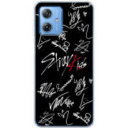 Чехол BoxFace Motorola G54 5G Stray Kids автограф