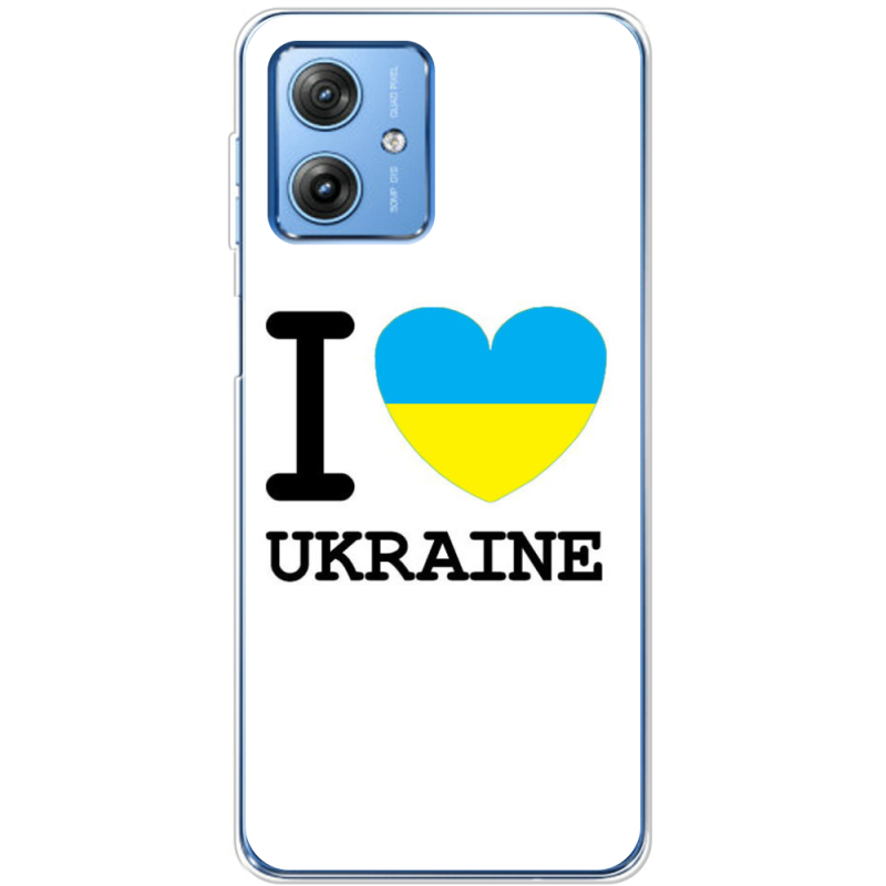 Чехол BoxFace Motorola G54 5G I love Ukraine