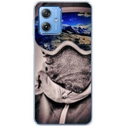 Чехол BoxFace Motorola G54 5G snowboarder