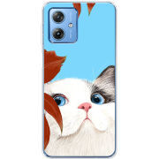 Чехол BoxFace Motorola G54 5G Wondering Cat