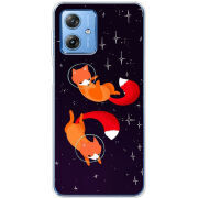 Чехол BoxFace Motorola G54 5G Fox-Astronauts