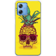 Чехол BoxFace Motorola G54 5G Pineapple Skull