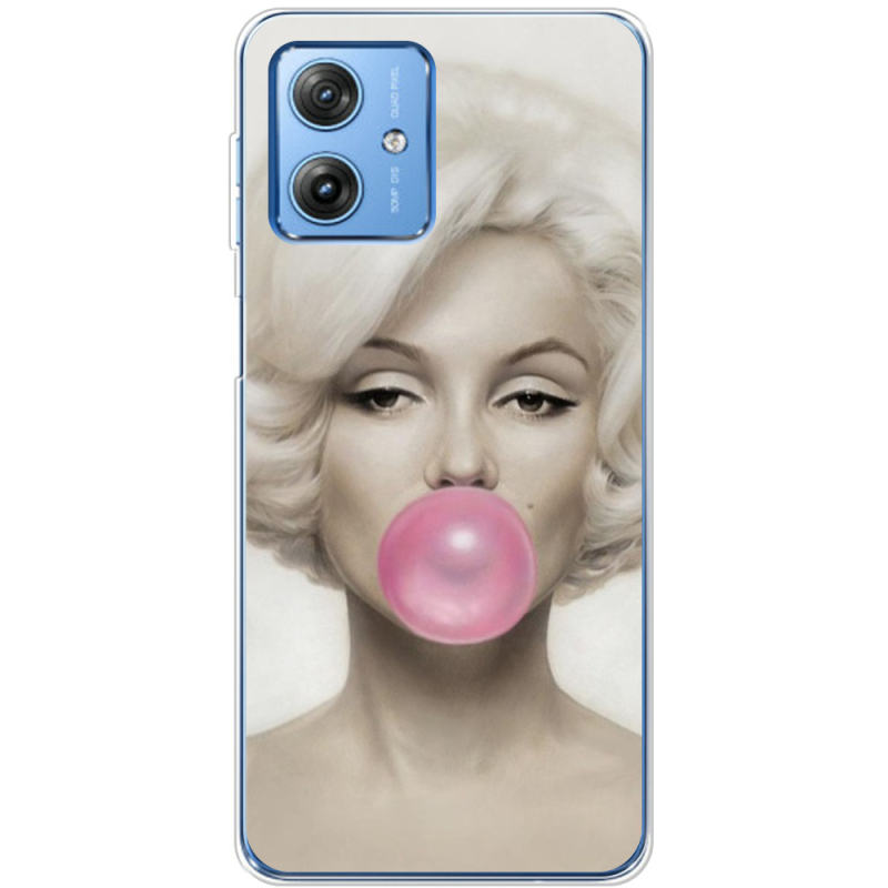 Чехол BoxFace Motorola G54 5G Marilyn Monroe Bubble Gum