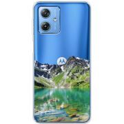 Прозрачный чехол BoxFace Motorola G54 5G Green Mountain