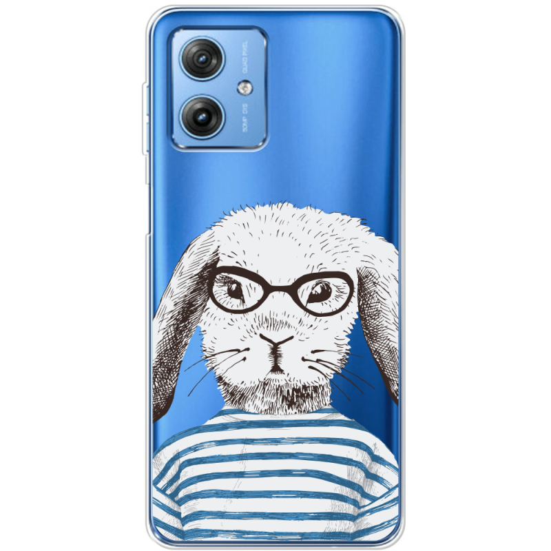 Прозрачный чехол BoxFace Motorola G54 5G MR. Rabbit