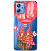 Прозрачный чехол BoxFace Motorola G54 5G Valentine Dwarfs