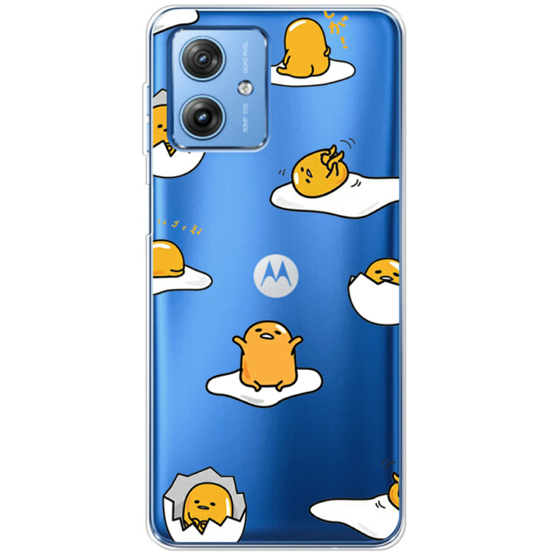 Прозрачный чехол BoxFace Motorola G54 5G Gudetama