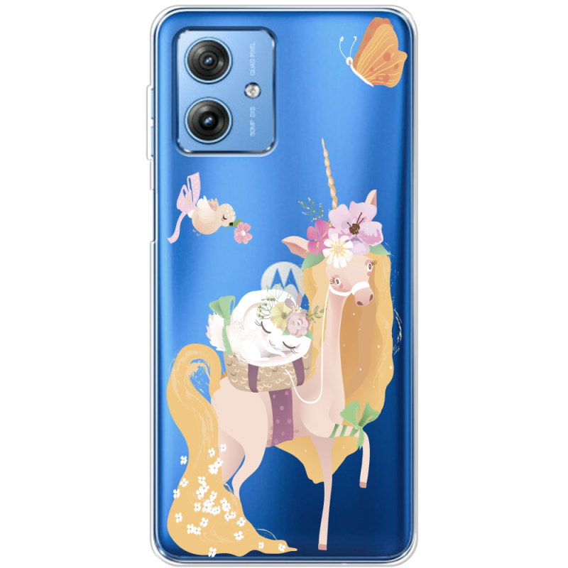 Прозрачный чехол BoxFace Motorola G54 5G Uni Blonde