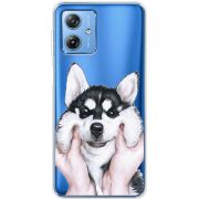 Прозрачный чехол BoxFace Motorola G54 5G Husky