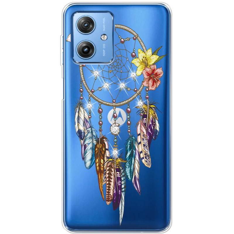 Чехол со стразами Motorola G54 5G Dreamcatcher