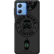 Черный чехол BoxFace Motorola G54 5G Dark Coffee