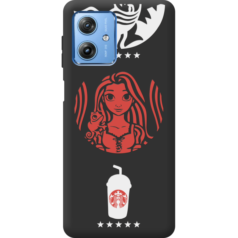 Черный чехол BoxFace Motorola G54 5G RedWhite Coffee