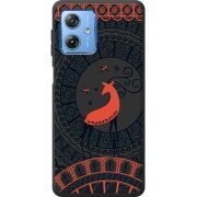 Черный чехол BoxFace Motorola G54 5G Ornament