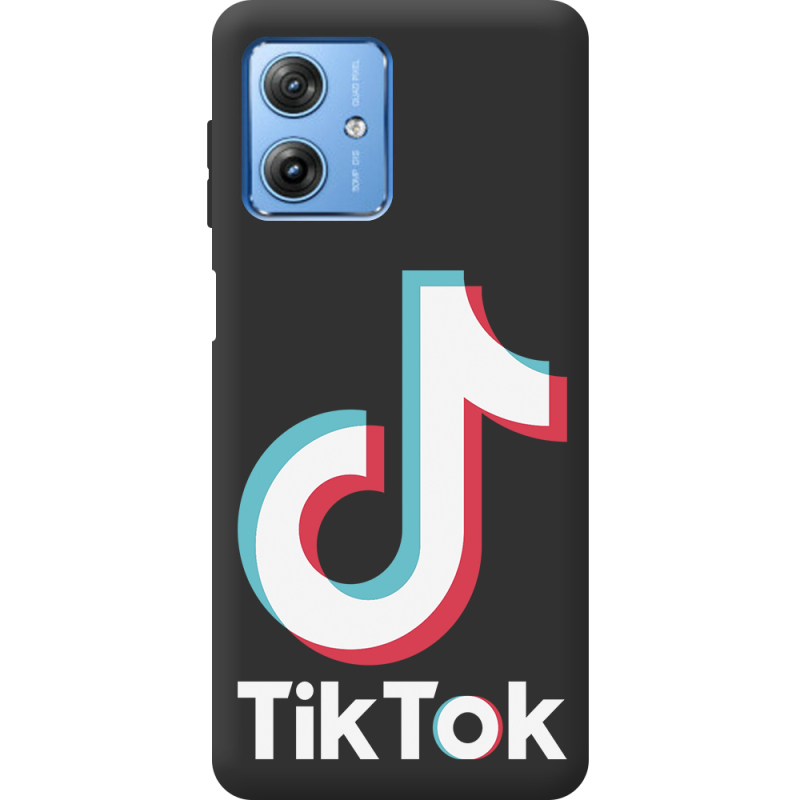 Черный чехол BoxFace Motorola G54 5G Tik Tok