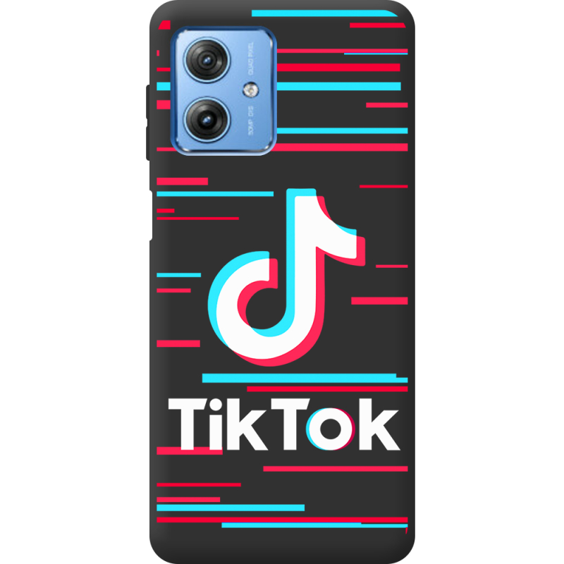 Черный чехол BoxFace Motorola G54 5G Tik Tok