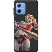 Черный чехол BoxFace Motorola G54 5G Happy Harley Quinn