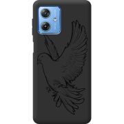 Черный чехол BoxFace Motorola G54 5G Dove