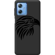 Черный чехол BoxFace Motorola G54 5G Eagle
