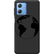 Черный чехол BoxFace Motorola G54 5G Earth