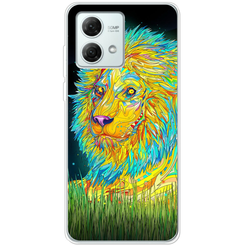 Чехол BoxFace Motorola G84 Moonlight Lion