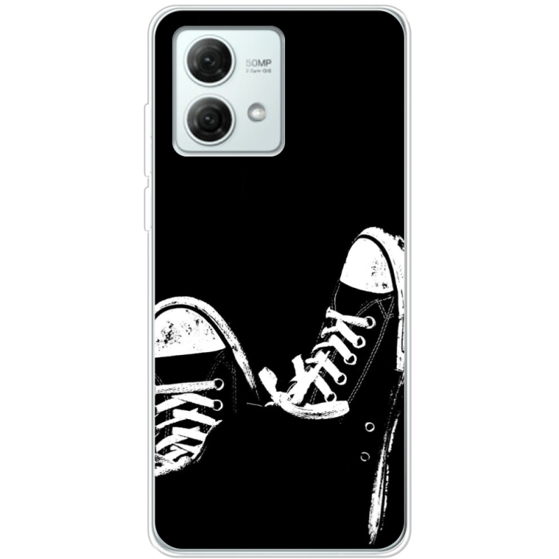 Чехол BoxFace Motorola G84 Black Sneakers