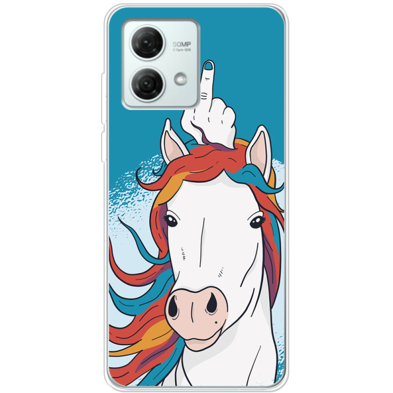 Чехол BoxFace Motorola G84 Fuck Unicorn