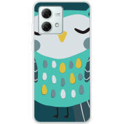 Чехол BoxFace Motorola G84 Green Owl