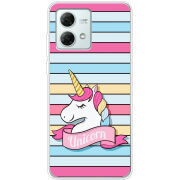 Чехол BoxFace Motorola G84 Unicorn