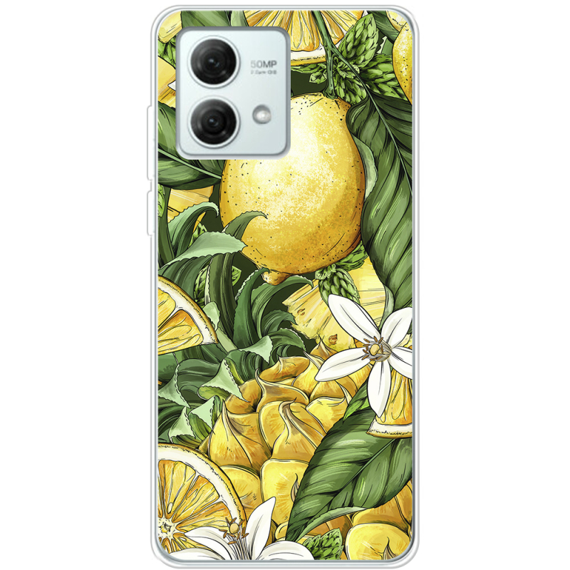 Чехол BoxFace Motorola G84 Lemon Pattern