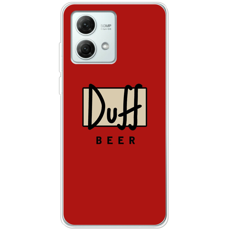 Чехол BoxFace Motorola G84 Duff beer