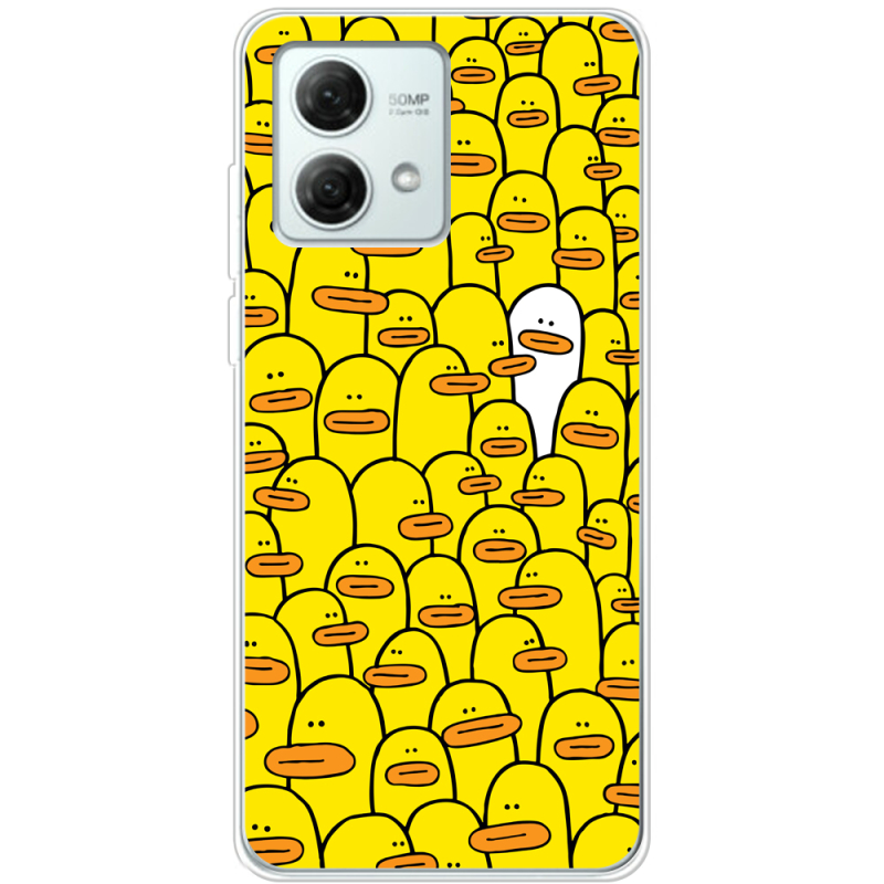 Чехол BoxFace Motorola G84 Yellow Ducklings