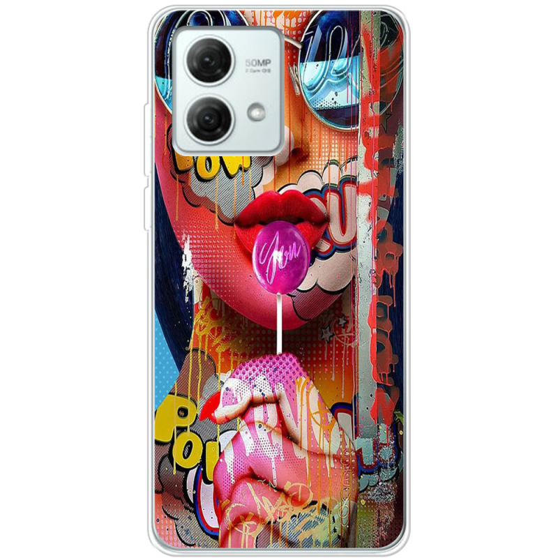 Чехол BoxFace Motorola G84 Colorful Girl