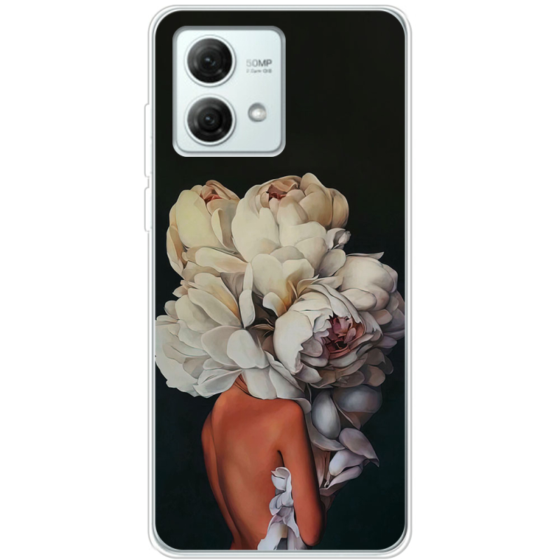 Чехол BoxFace Motorola G84 Exquisite White Flowers