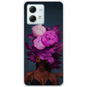 Чехол BoxFace Motorola G84 Exquisite Purple Flowers