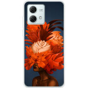 Чехол BoxFace Motorola G84 Exquisite Orange Flowers