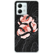 Чехол BoxFace Motorola G84 Snake Rose