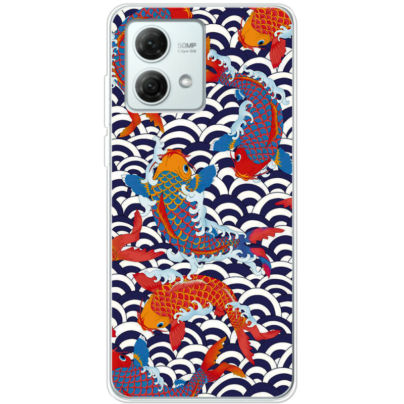 Чехол BoxFace Motorola G84 Koi Fish