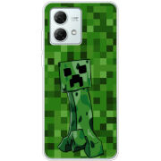 Чехол BoxFace Motorola G84 Minecraft Creeper
