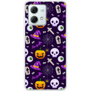 Чехол BoxFace Motorola G84 Halloween Purple Mood